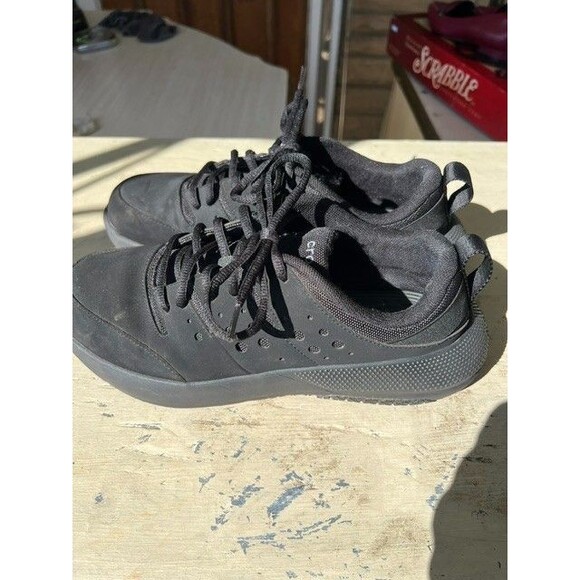 Crocs On The Clock Work Sneaker Womens Size 10 Black Slip Resistant Kitchen main image 11